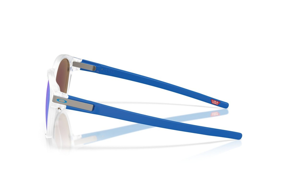 Oakley Okulary przeciwsłoneczne LATCH Matte Clear / Prizm Sapphire OO9265-76