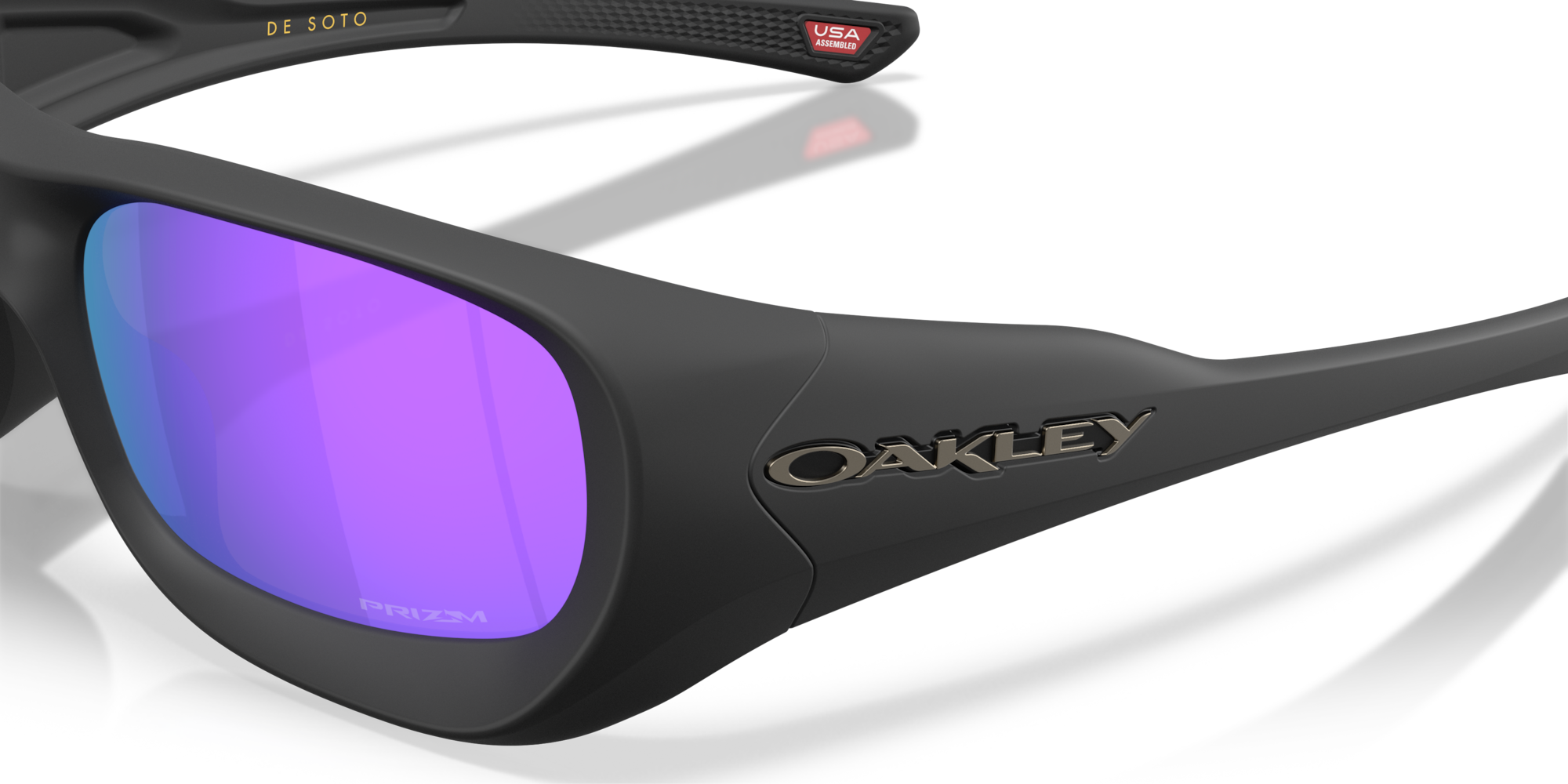 Oakley Okulary przeciwsłoneczne DE SOTO Black Suede/Prizm Violet OO9494-08