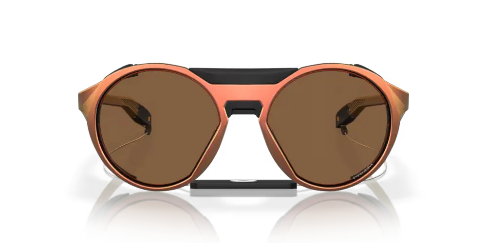 Oakley Okulary przeciwsłoneczne CLIFDEN Coalesce Collection Matte Red Gold Colorshift / Prizm Bronze OO9440-23
