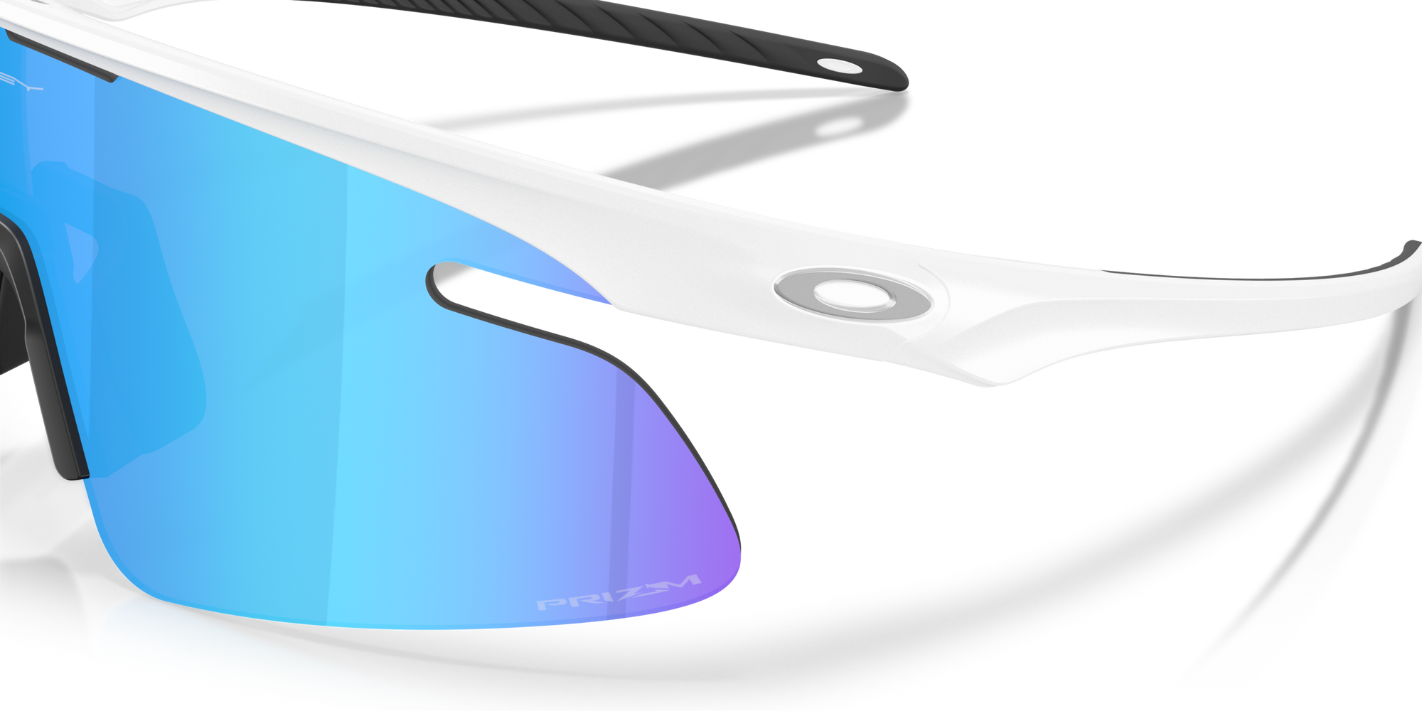 Oakley Okulary przeciwsłoneczne RSLV LITE Matte White / Prizm Sapphire OO9527D-04