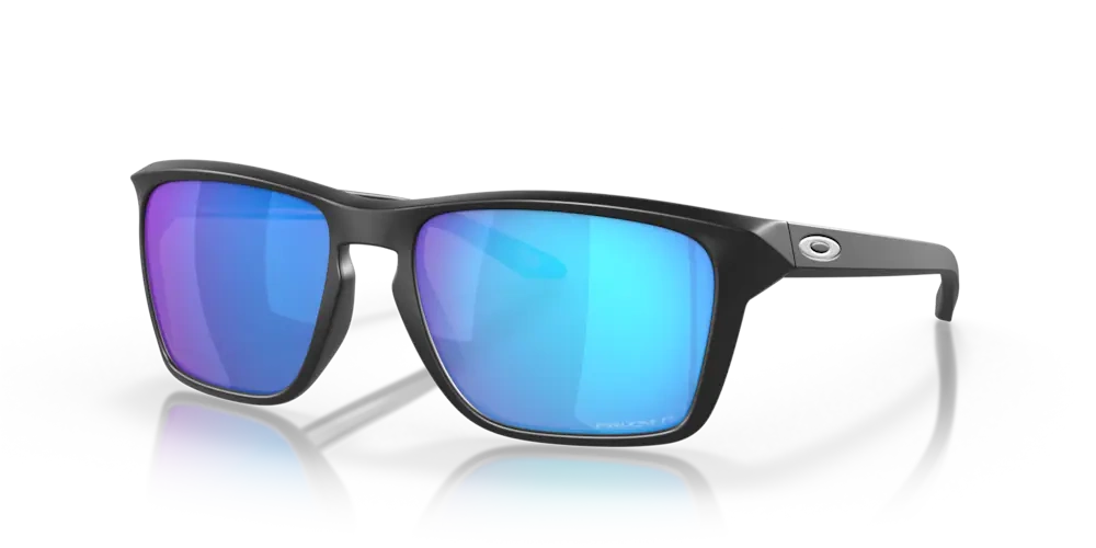 Oakley Okulary przeciwsłoneczne SYLAS Matte Black/Prizm Sapphr Iridium Polarized OO9448-12