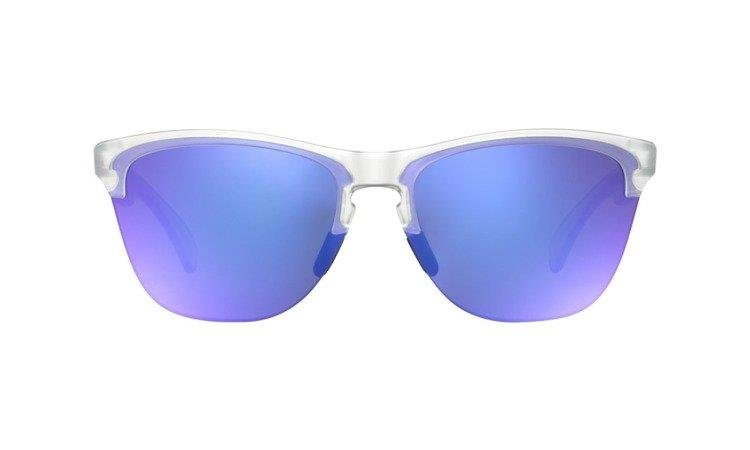Oakley Sunglasses FROGSKINS Matte Clear/Violet Iridium OO9374-03