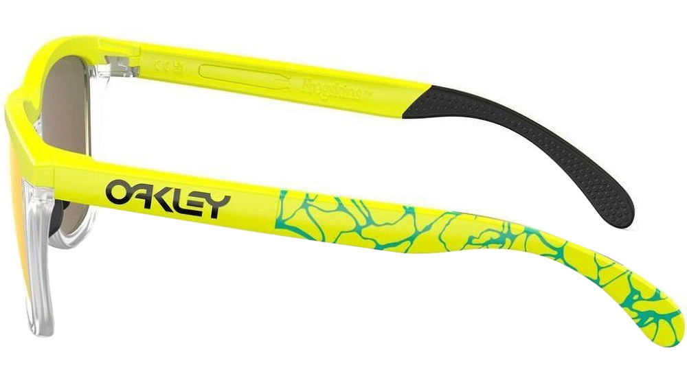 Oakley Okulary przeciwsłoneczne FROGSKINS RANGE Matte Tennis Ball Yellow / Prizm Ruby OO9284-15