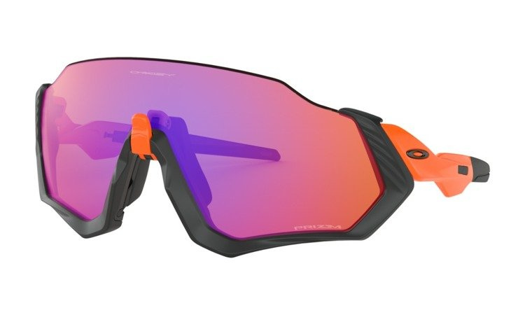 Oakley Okulary Przeciwsłoneczne FLIGHT JACKET Neon Orange/Prizm Trail OO9401-04