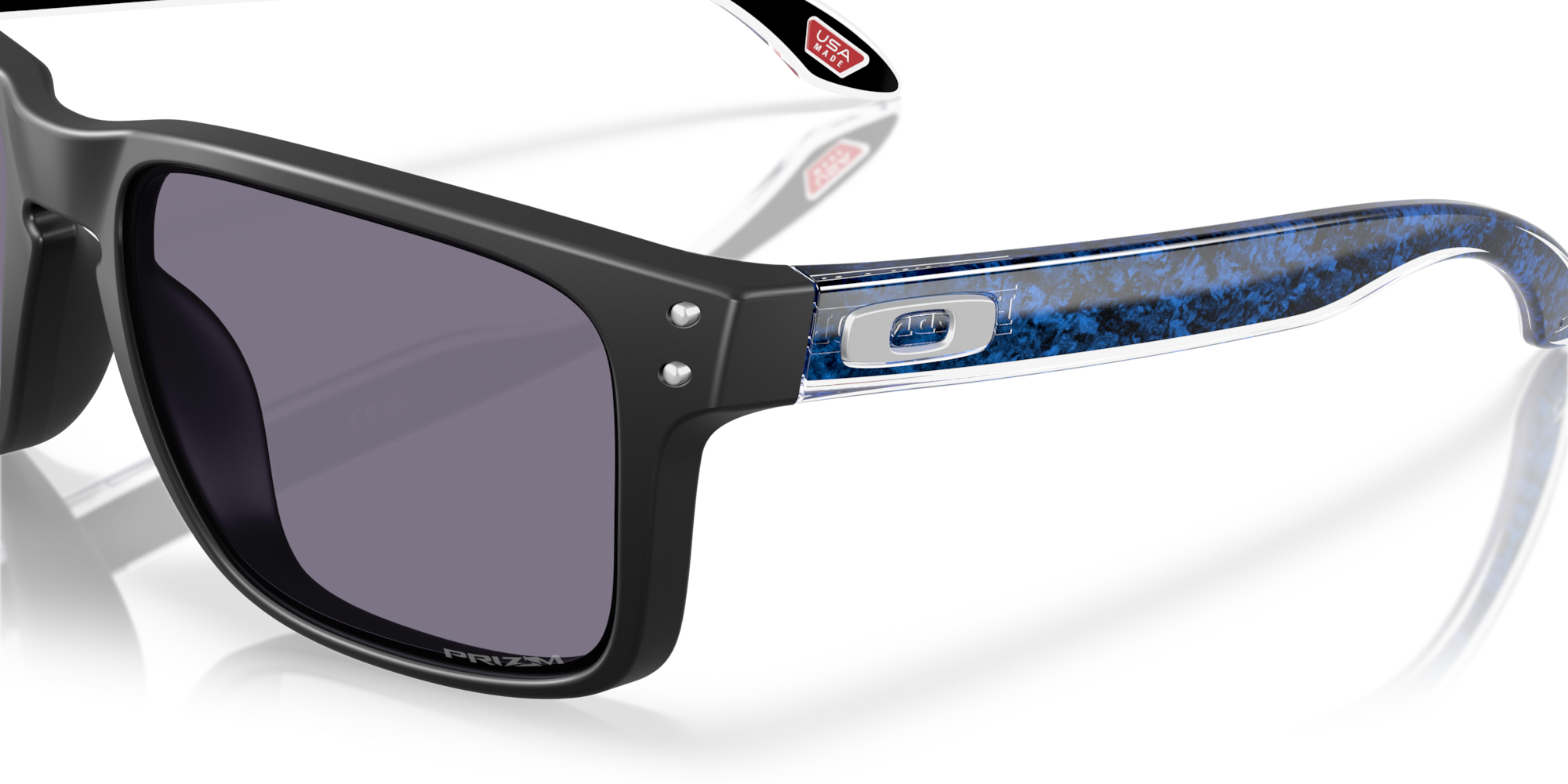 Oakley Okulary przeciwsłoneczne HOLBROOK Matte Black/Prizm Grey OO9102-Z3