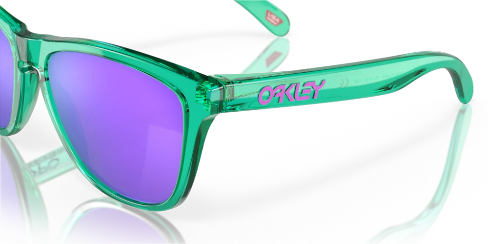Oakley Sunglasses FROGSKINS Translucent Celeste/Prizm Violet OO9013-J8