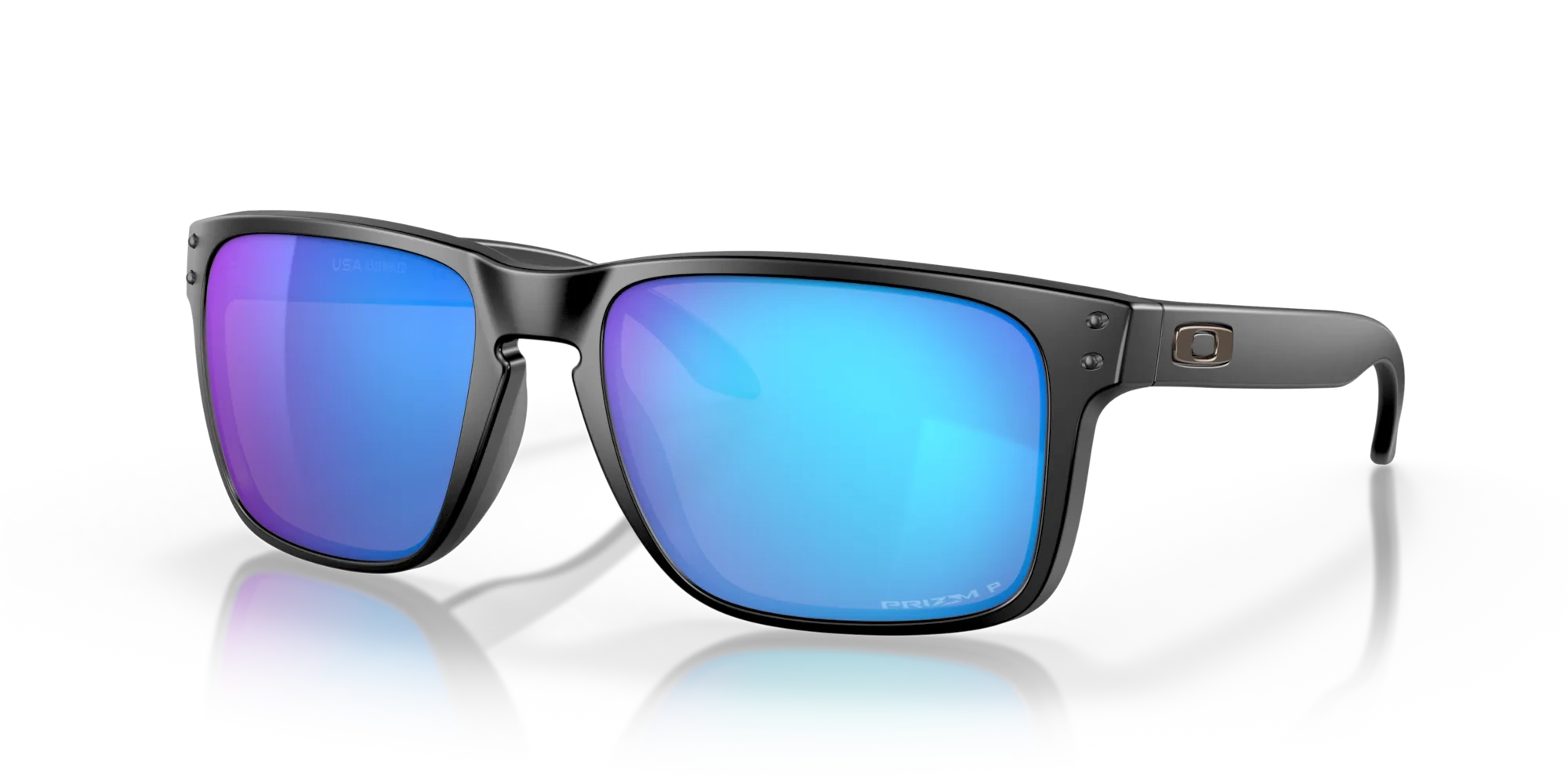 Oakley Sunglasses HOLBROOK XL Matte Black/Prizm Sapphire Polarized OO9417-21