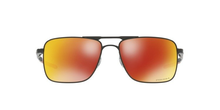 Oakley Okulary przeciwsłoneczne GAUGE 6 Polished Black/Prizm Ruby Polarized OO6038-04