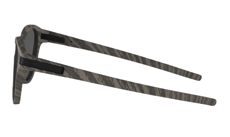 Oakley Okulary przeciwsłoneczne LATCH Woodgrain/Prizm Black Polarized OO9265-38