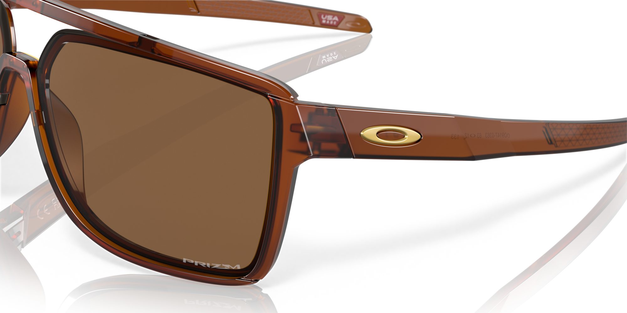 Oakley Okulary przeciwsłoneczne Castel Rootbeer, Prizm Bronze OO9147-03