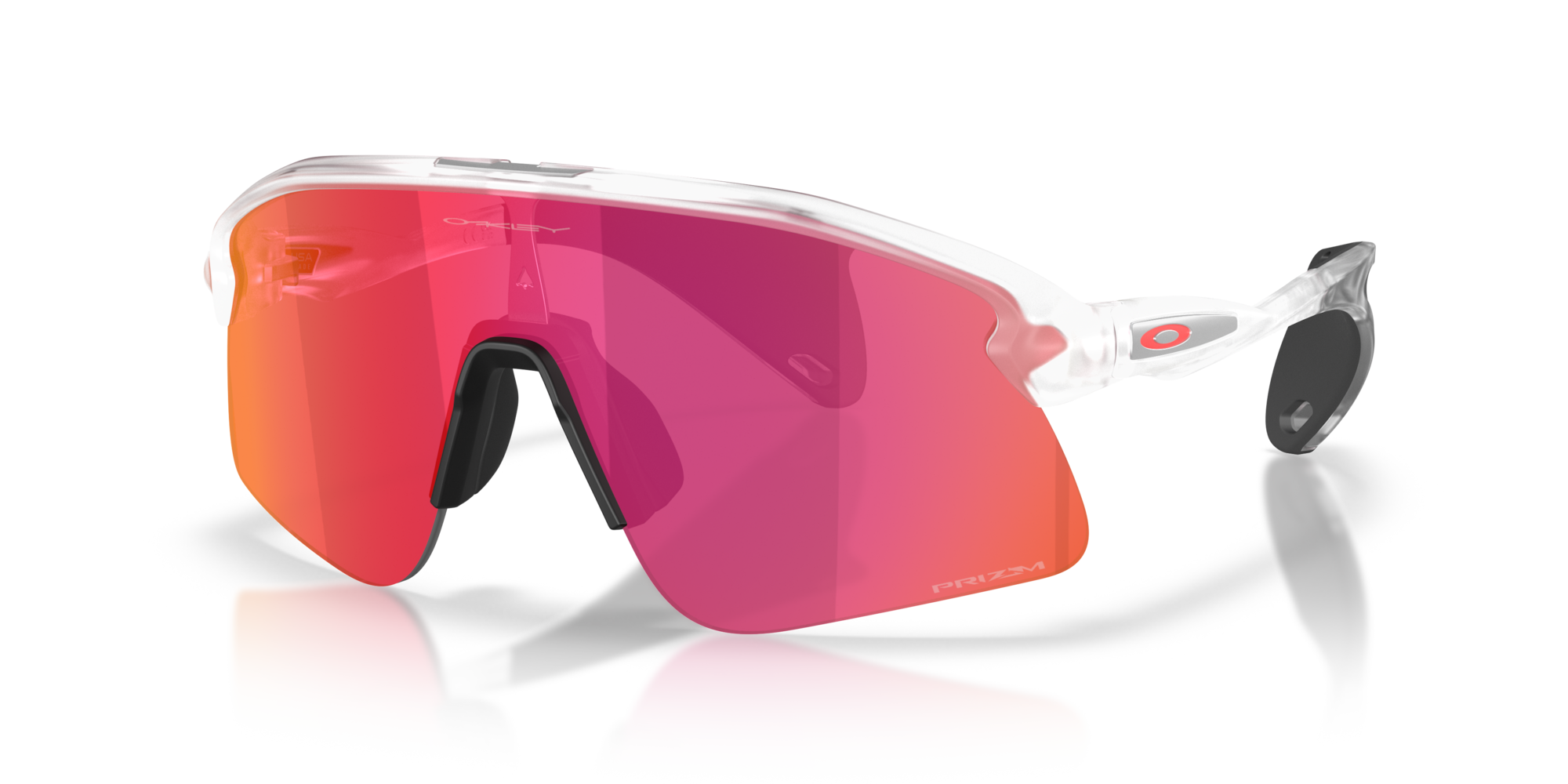 Oakley Okulary przeciwsłoneczne Stunt Devil S Matte Clear / Prizm Field OO9518-10