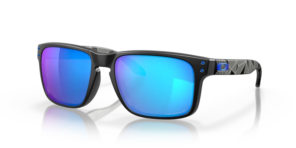 Oakley Okulary przeciwsłoneczne HOLBROOK Matte Black Prizmatic/Prizm Sapphire Polarized OO9102-H0