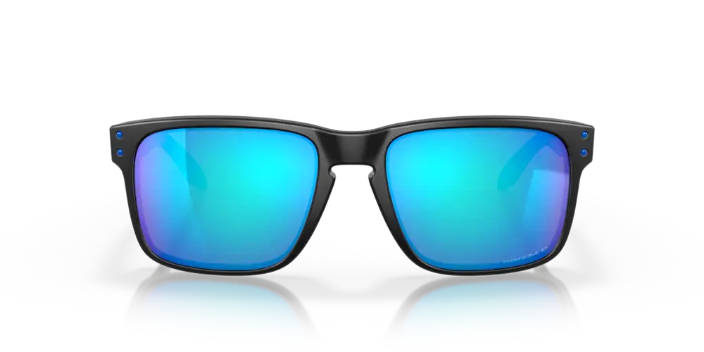 Oakley Okulary przeciwsłoneczne HOLBROOK Matte Black Prizmatic/Prizm Sapphire Polarized OO9102-H0