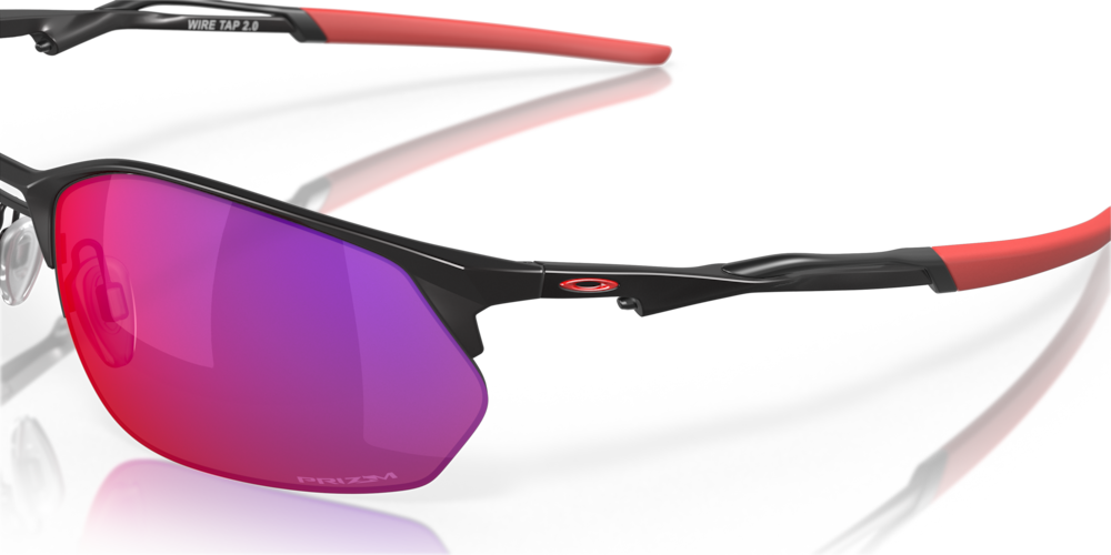 Oakley Sunglasses WIRE TAP 2.0 Satin Black, Prizm Road OO4145-10