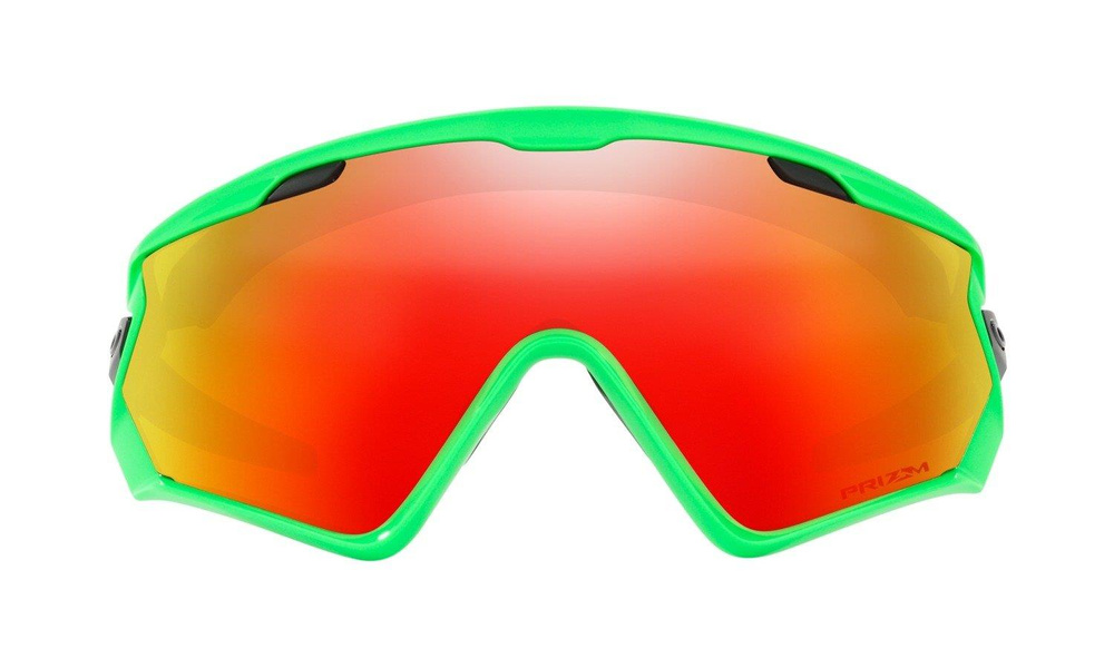 Oakley Gogle WIND JACKET 2.0 80S Green/Prizm Snow Torch Iridium OO7072-04
