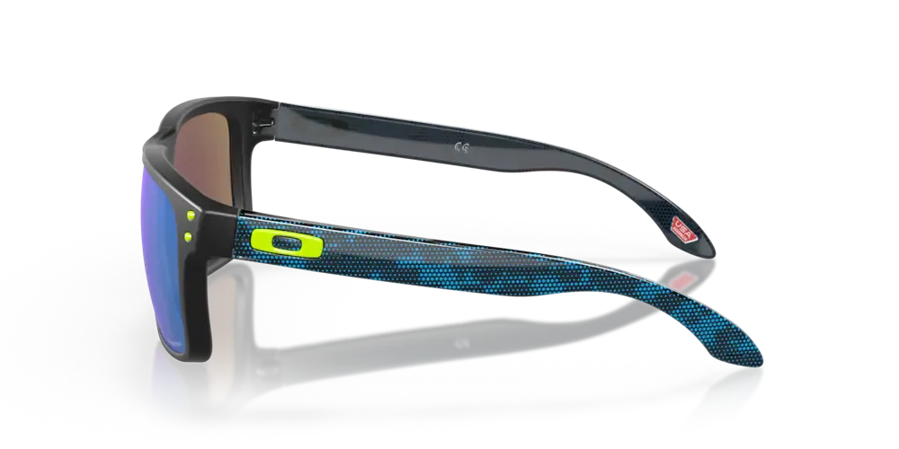 Oakley Okulary przeciwsłoneczne HOLBROOK High Resolution Collection Polished Black, Prizm Sapphire OO9102-V5