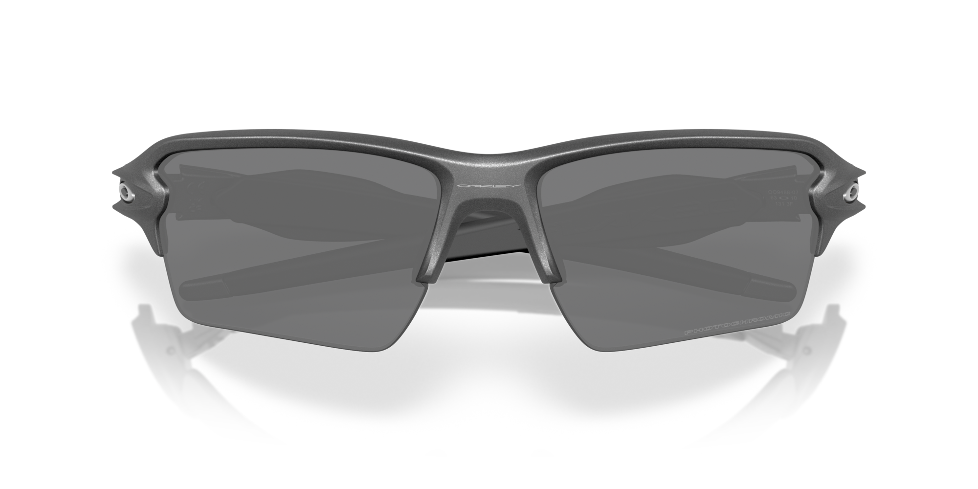 Oakley Okulary przeciwsłoneczne FLAK 2.0 XXL Steel / Clear to black iridium photochromic OO9488-07