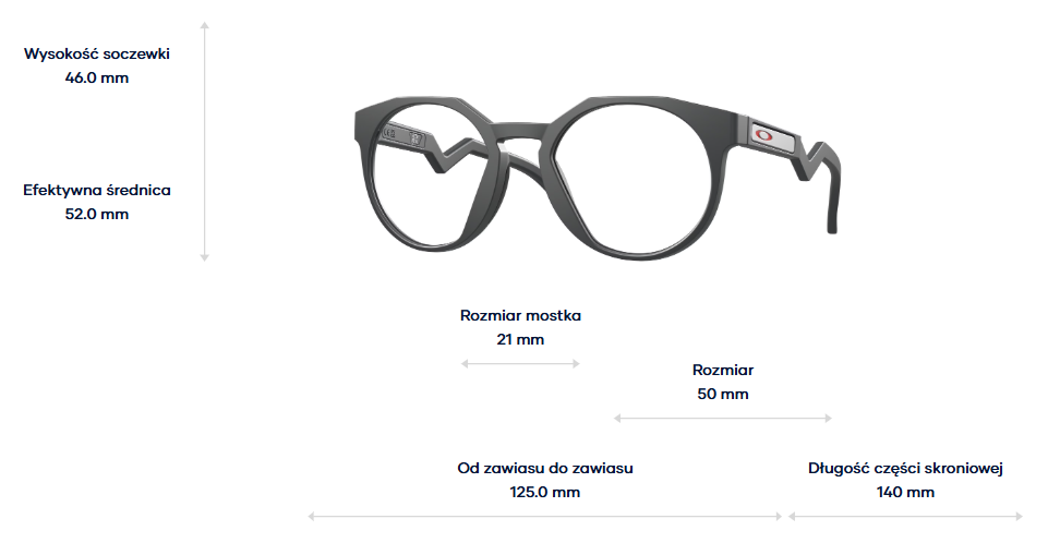 Oakley Okulary korekcyjne HSTN RX OX8139-03