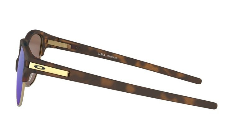 Oakley Okulary przeciwsłoneczne LATCH KEY M Matte Brown Tortoise/Sapphire Iridium Polarized OO9394-07