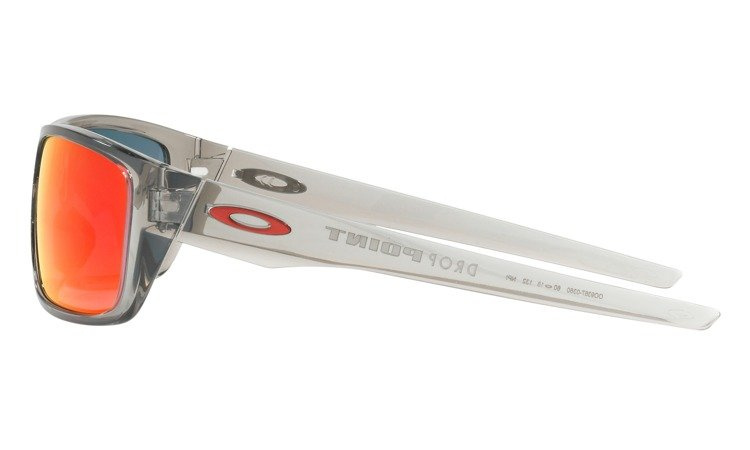 Oakley Okulary przeciwsłoneczne DROP POINT™ Gray Ink / Ruby Iridium OO9367-03