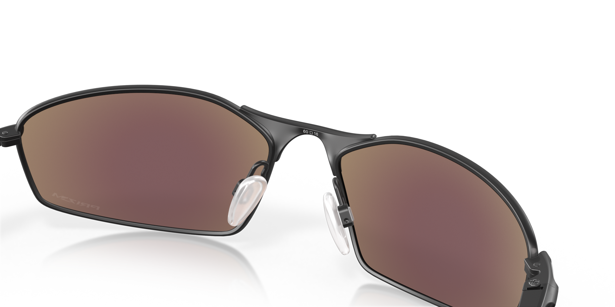 Oakley Sunglasses WHISKER Satin Black / Prizm Sapphire OO4141-14