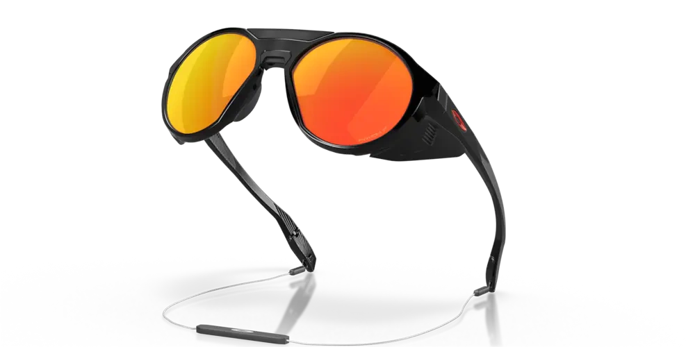 Oakley Okulary przeciwsłoneczne CLIFDEN Polished Black/Prizm Ruby Polarized OO9440-10