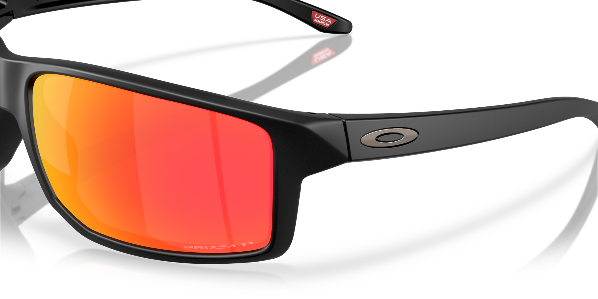 Oakley Okulary przeciwsłoneczne GIBSTON XL Matte Black / Prizm Ruby Polarized OO9470-06