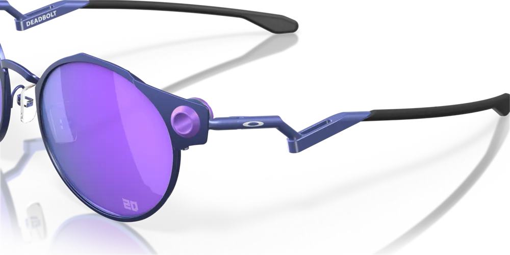 Oakley Okulary przeciwsłoneczne DEADBOLT Fabio Quartararo Collection Matte Navy, Prizm Violet OO6046-10