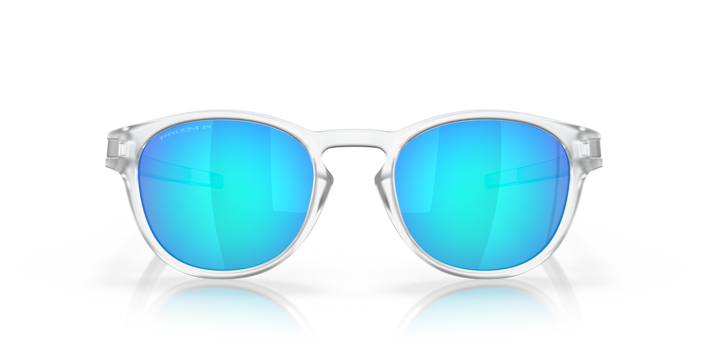 Oakley Sunglasses polarized Matte Clear, Prizm Sapphire Polarized OO9265-65