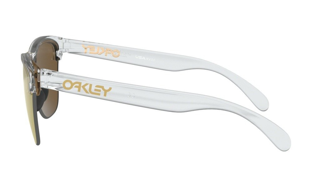 Oakley Sunglasses FROGSKINS LITE Polished Clear/24K Iridium OO9374-13