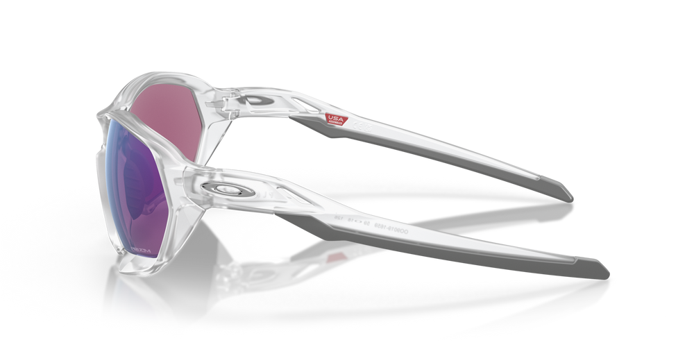 Oakley Okulary przeciwsłoneczne PLAZMA Matte Clear / Prizm Road Jade OO9019-16