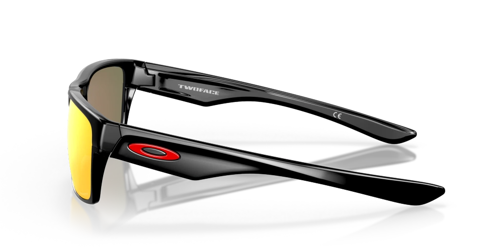 Oakley Sunglasses TWOFACE Polished Black/Prizm Ruby OO9189-47