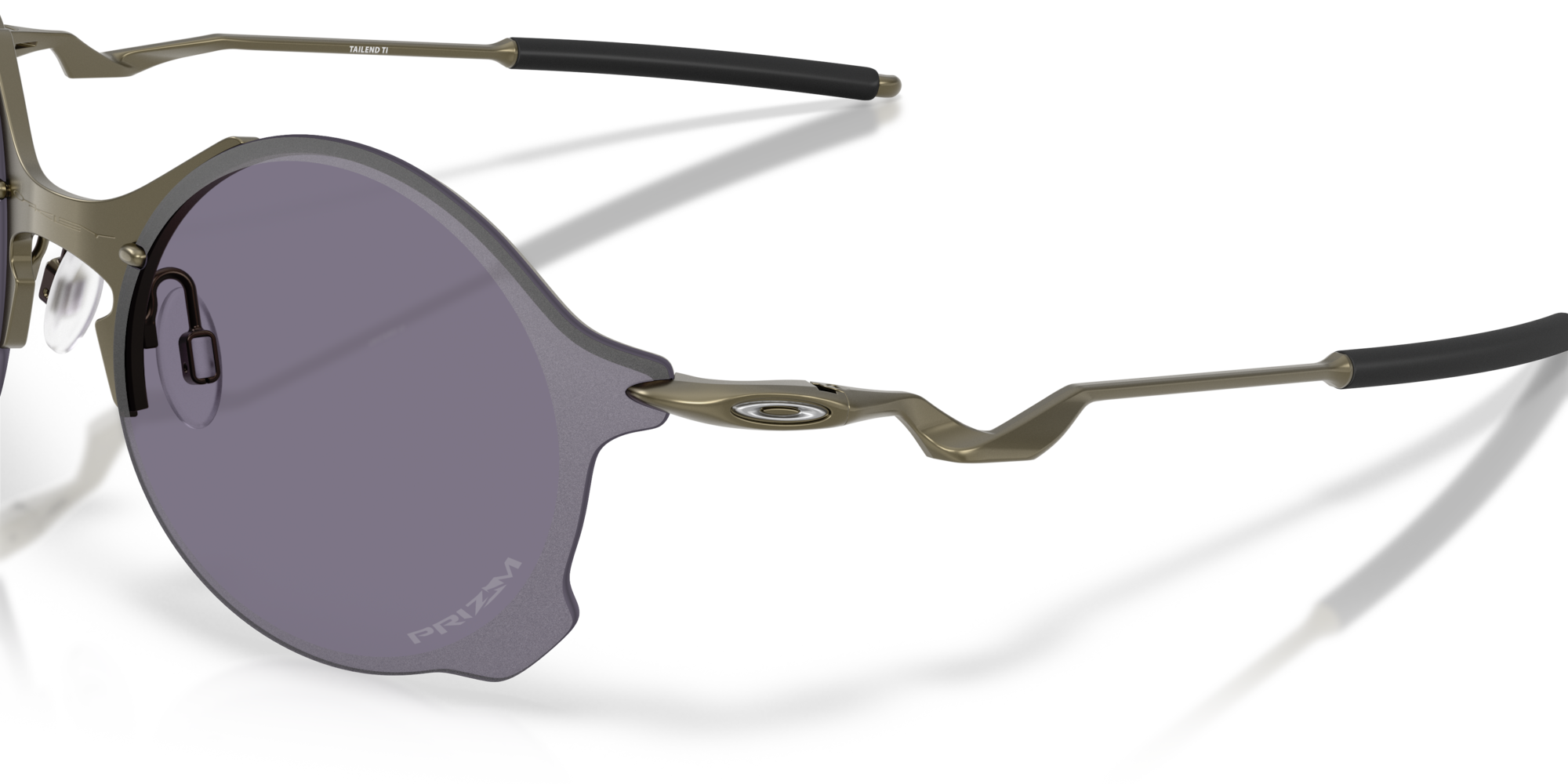 Oakley Okulary przeciwsłoneczne TAILEND TI Satin Carbon / Prizm Grey OO6026-01