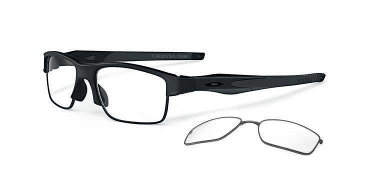 Oakley Optical frame Crosslink Switch Satin black demo lens OX3128-01