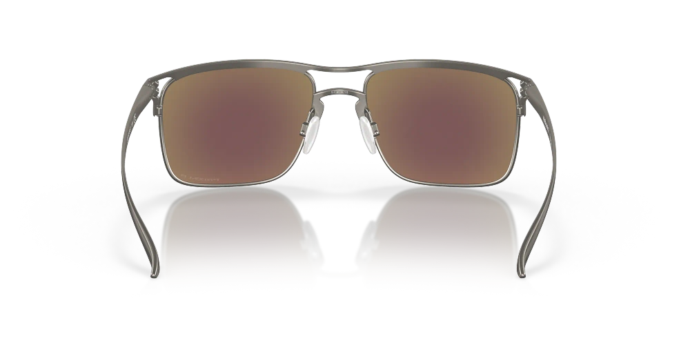 Oakley Sunglasses HOLBROOK TI Matte Gunmetal, Prizm Sapphire Polarized OO6048-04