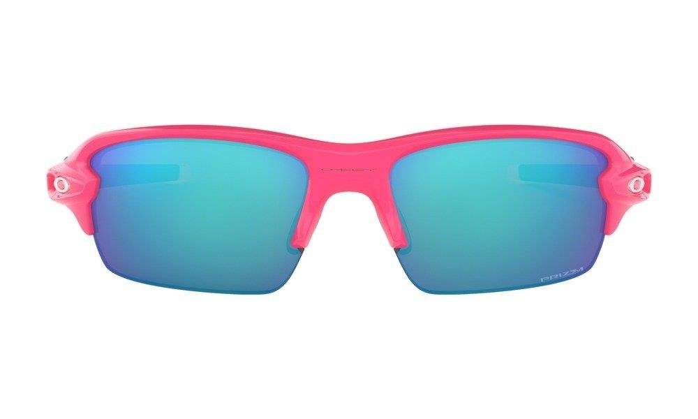 Oakley Sunglasses Junior FLAK XS Neon Pink/Prizm Sapphire OJ9005-03