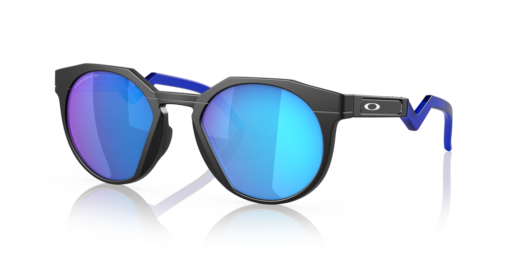 Oakley Okulary przeciwsłoneczne HSTN Matte Black / Prizm Sapphire Polarized OO9242-04