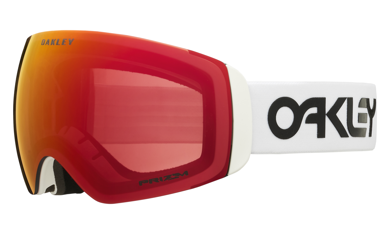 OAKLEY Gogle Snow FLIGHT DECK M Factory Pilot White/Prizm Snow Torch Iridium OO7064-96