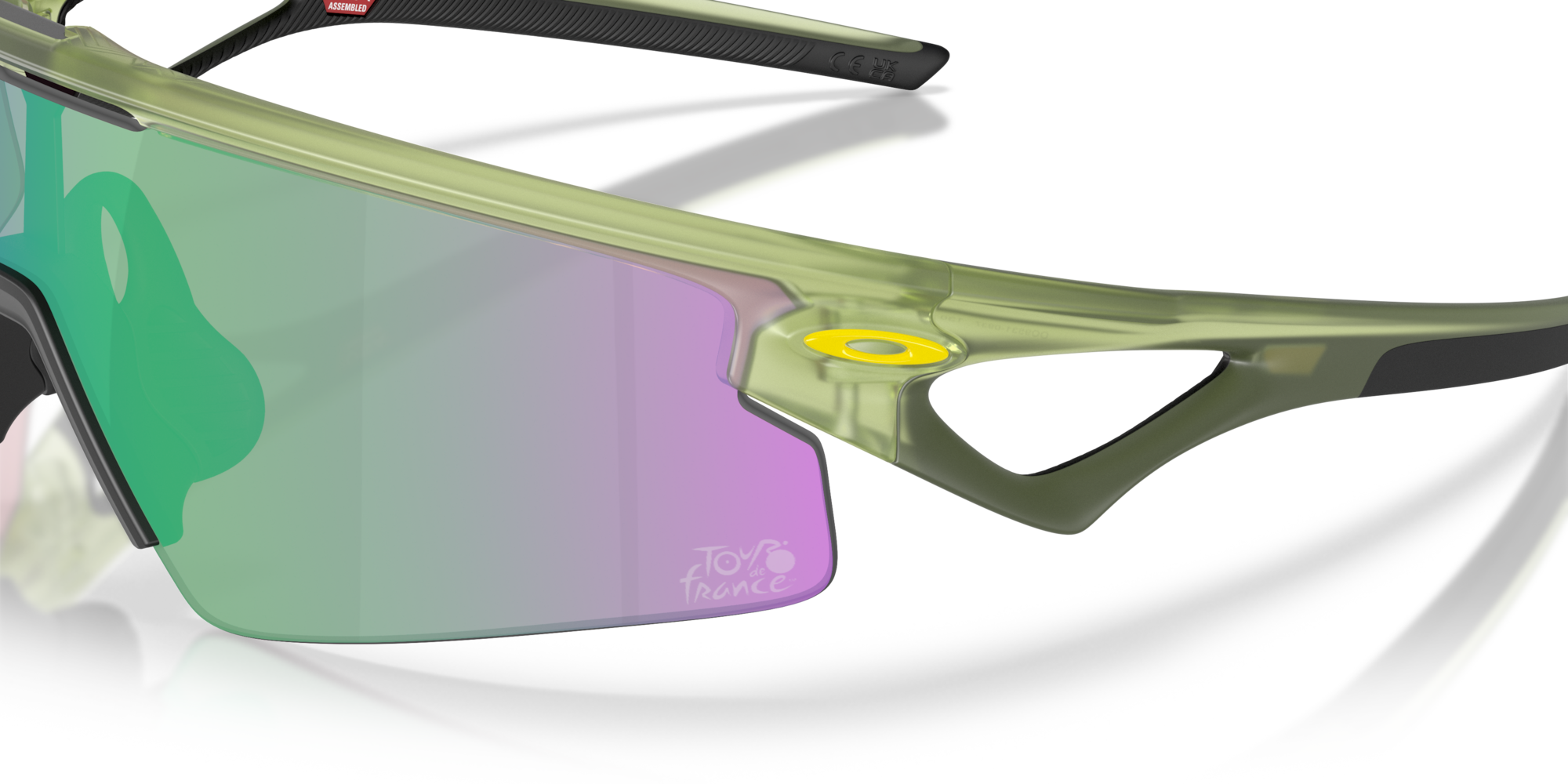 Oakley Okulary przeciwsłoneczne SPHAERA STRIKE Tour De France™ Matte Fern / Prizm Road Jade OO9531-09