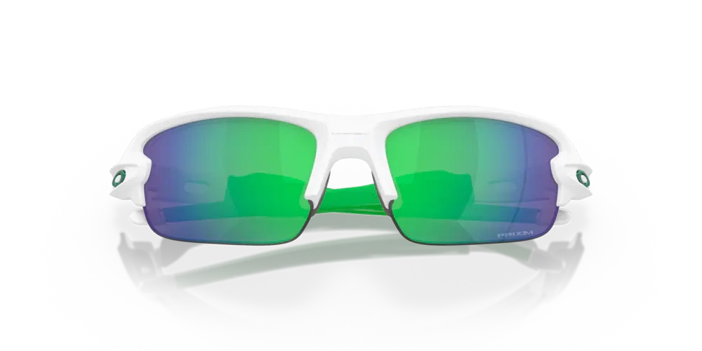 Oakley Okulary przeciwsłoneczne Dziecięce FLAK XXS Matte White, Prizm Jade OJ9008-08