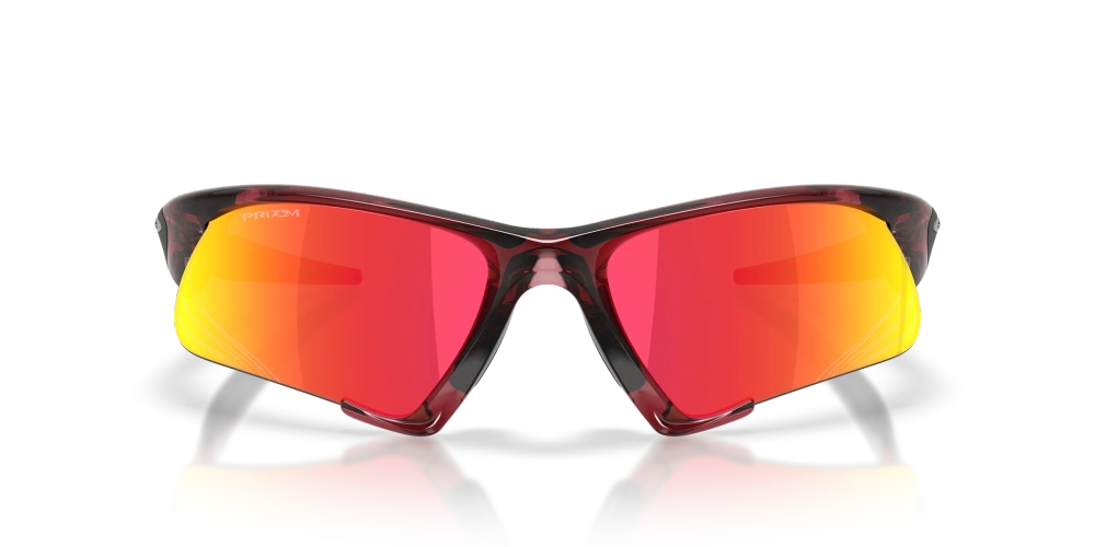 Oakley Okulary przeciwsłoneczne SUTURE JACKET Basecamp Collection Transparent Iron Red/Prizm Ruby OO9532-12