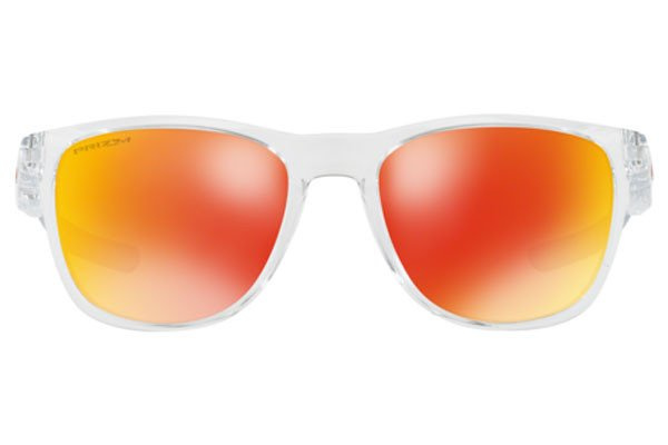 Oakley Okulary przeciwsłoneczne TRILLBE X Polished Clear/Prizm Ruby OO9340-18