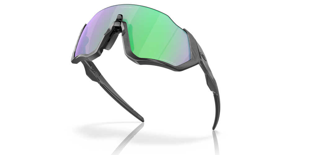 Oakley Okulary przeciwsłoneczne FLIGHT JACKET Matte Steel/Prizm Road Jade OO9401-15