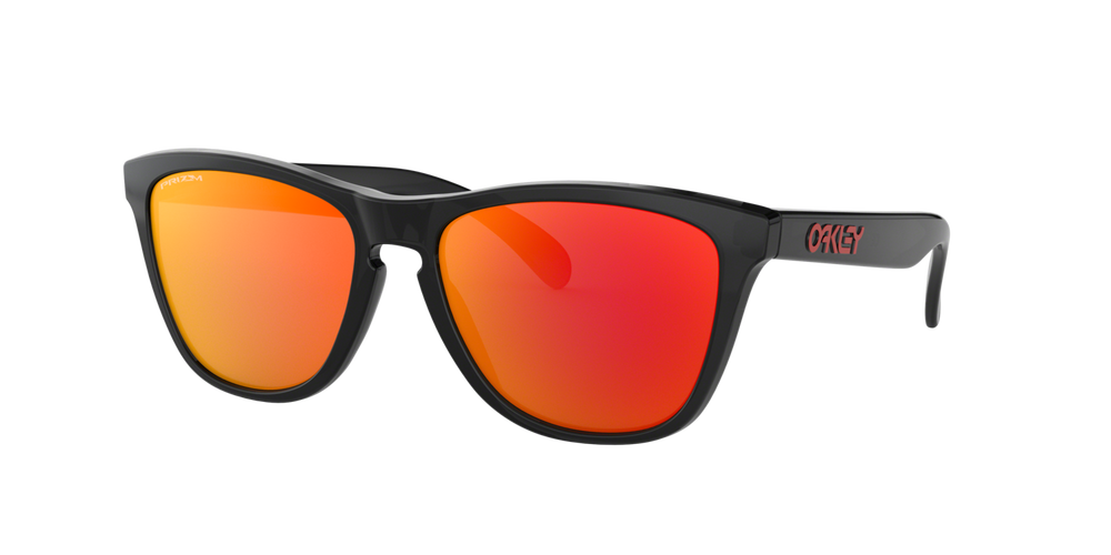 Oakley Okulary przeciwsłoneczne FROGSKINS Black Ink/Prizm Ruby OO9013-C9