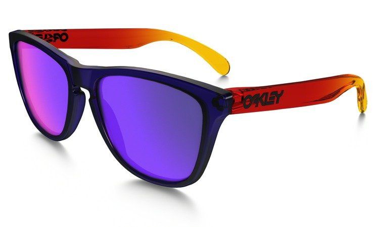 Oakley Sunglasses FROGSKINS Surf Collection Purple/Red Iridium OO9013-45
