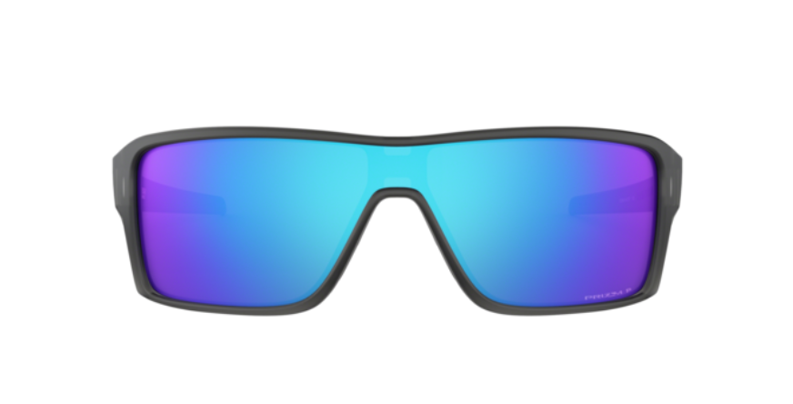 Oakley Sunglasses RIDGELINE Matte Grey Smoke/Prizm Sapphire Polarized OO9419-07
