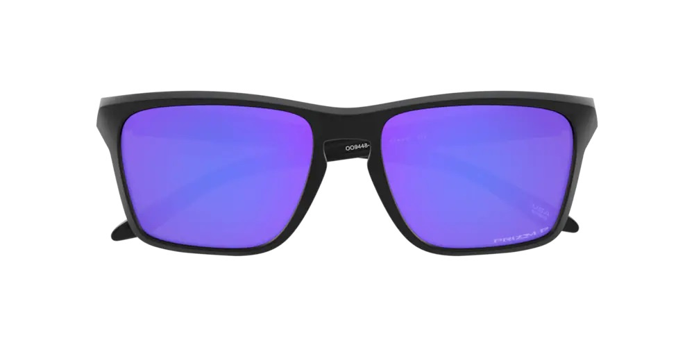 Oakley Okulary przeciwsłoneczne SYLAS Matte Black/Prizm Violet OO9448-10