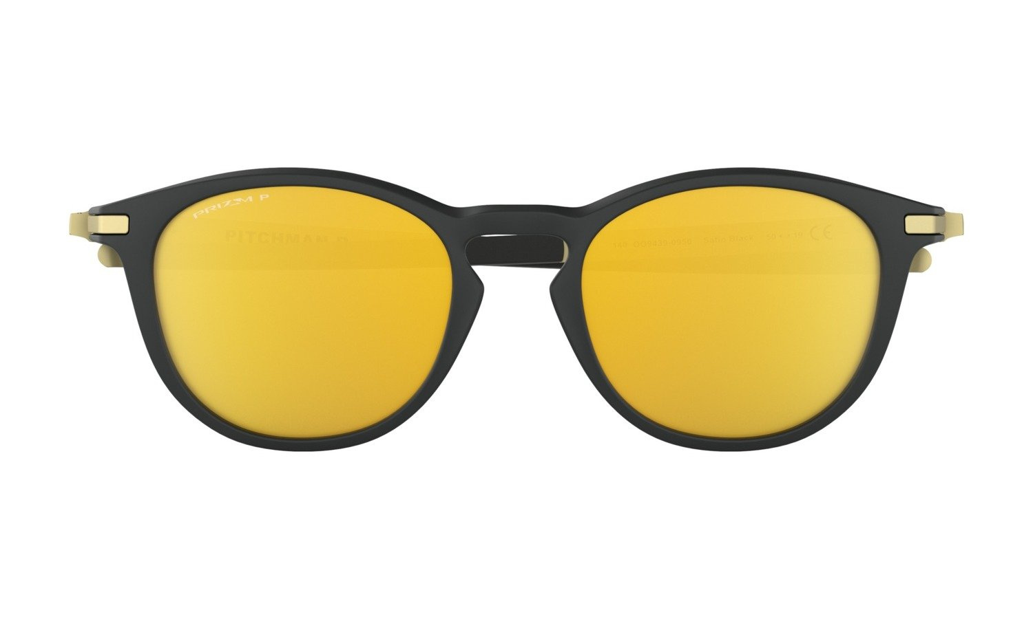 Oakley Okulary przeciwsłoneczne PITCHMAN R Satin Black/Prizm 24K Polarized OO9439-09