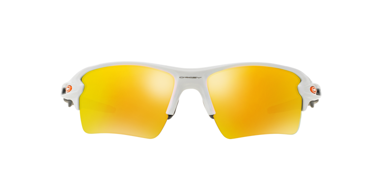 Oakley Okulary Przeciwsłoneczne FLAK 2.0 XL Polished White/Fire Iridium OO9188-19