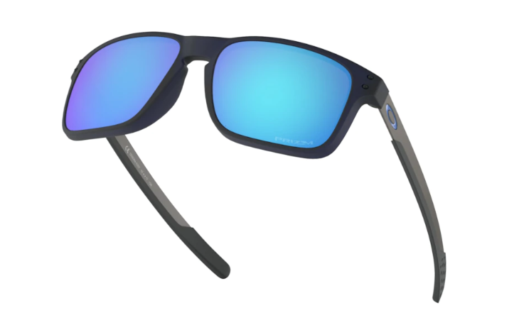 Oakley Okulary przeciwsłoneczne HOLBROOK MIX Matte Translucent Blue/Prizm Sapphire OO9384-03